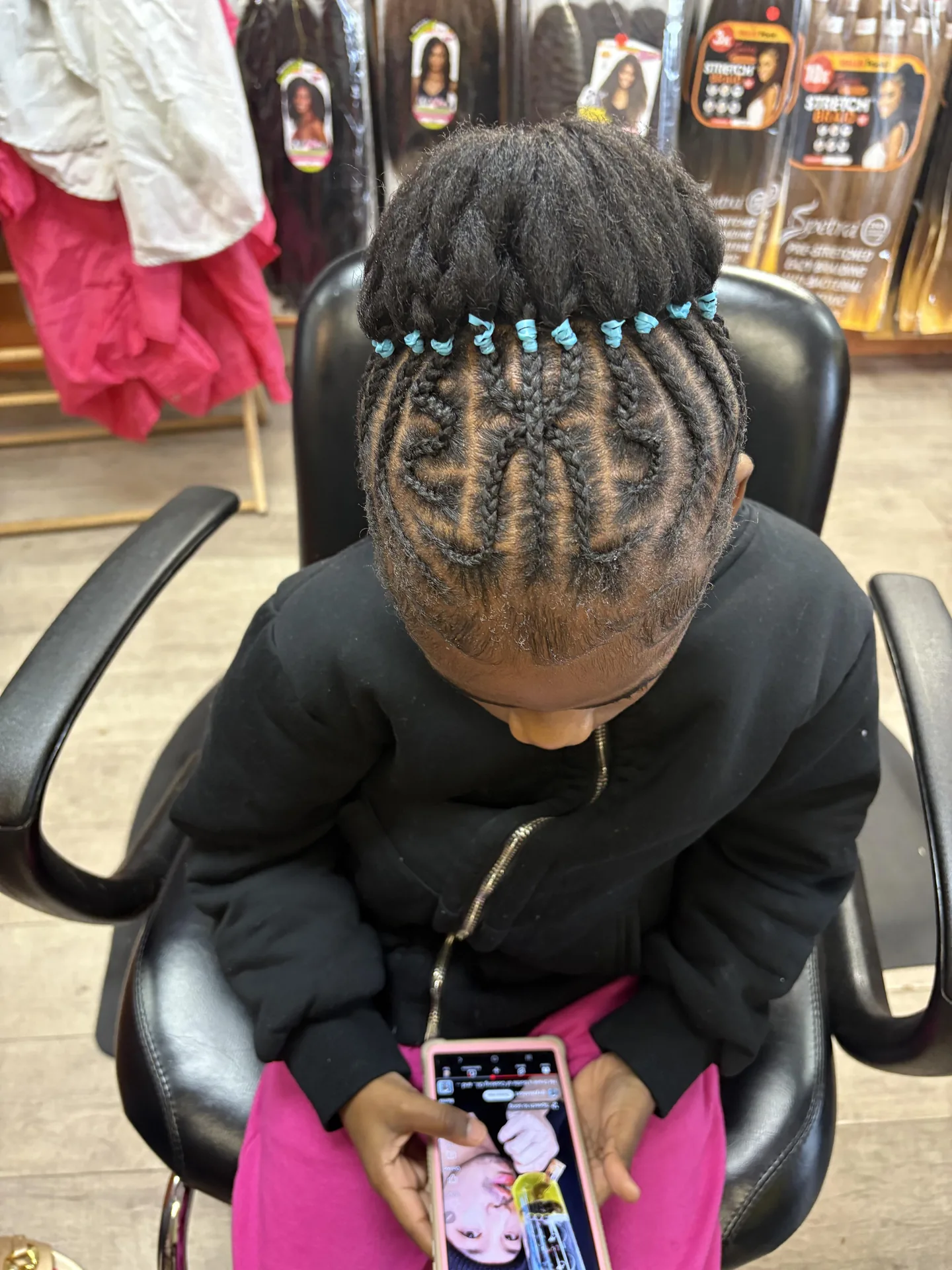 Sculpted Braided Updo hairstyle by New Look Hair Salon in Attleboro MA